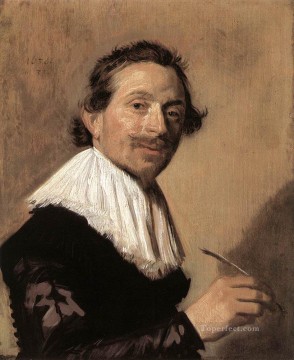  Siglo Lienzo - Jean De La Chambre retrato del Siglo de Oro holandés Frans Hals